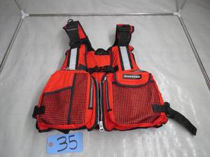 lot 36 image: 5 pack lot-Amarine-Made Multi Pocket Life Vest