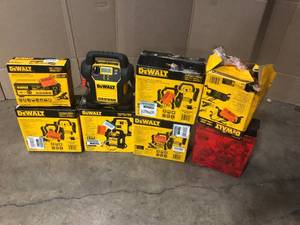 lot 15 image: Lot of assorted Dewalt Power stations and Chargers customer returns various models and conditions see pictures