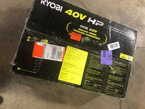 lot 24 image: Ryobi 40V HP Brushless Cordless Earth Auger with 8 in. Bit (Tool Only) open box review pictures