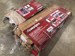 lot 26 image: Lot of assorted Husky Shelving customer returns review pictures