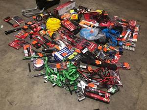 lot 28 image: Lot of assorted Tools and hardware various brands models and conditions customer returns see pictures