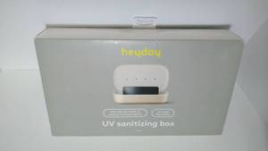 lot 13 image: Brand New Heyday EarBuds and Heyday UVC-LED Sanitizing Box Kills 99.9% Germs For Small Electronics