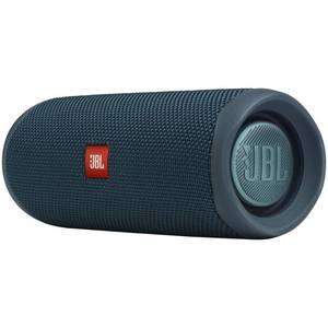 lot 47 image: Brand New - Open Box JBL Flip 5 Portable Waterproof Bluetooth Speaker - Blue