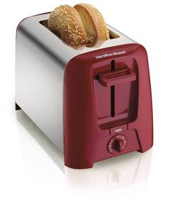 lot 121 image: Brand New - Sealed Hamilton Beach 2-Slice Chrome Toaster