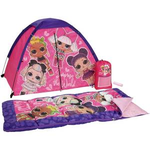 lot 144 image: Brand New - Sealed L.O.L. Surprise O.M.G. 4-Pc. Sling Kit Camping Set