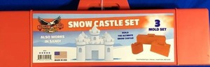 lot 73 image: Brand New   Snow and Sand Fort Building Kit with all 3 Pcs. (Block, Brick, and Castle Maker Molds)