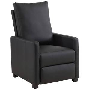 lot 167 image: Brand New Brookside Lois Square-Arm Manual Recliner - Black