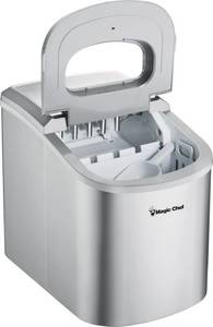 lot 195 image: Brand New - Sealed Magic Chef Countertop Ice Maker - Chrome