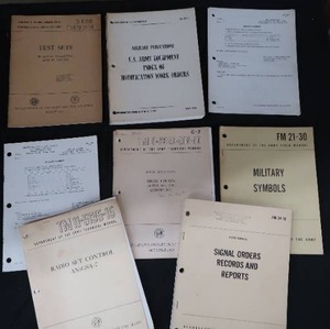MILITARY BOOK LOT