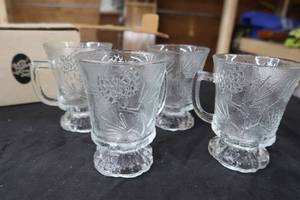 VINTAGE GLASS CUPS