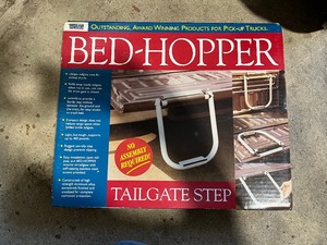 new bed hopper tail gate step