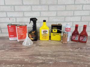 lot 408 image: Lube Guard ATF Fluid, John Deere Hydrostatic Fluid, Jack Oil and More - NO SHIPPING