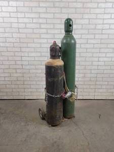 lot 423 image: Oxy-Acetylene Torch Set - NO SHIPPING