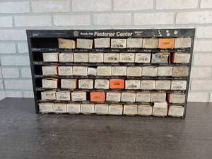 lot 456 image: Vintage DORMAN Ready-Pak Fastener Center w Assorted Hardware - Approx. 25-12 x 14-12 x 3 - NO SHIPPING