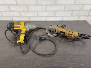 lot 474 image: DeWalt 12 Electric Impact and DeWalt 4-12 Angle Grinder