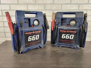 lot 476 image: (2) Jump-N-Carry Jump Packs - Model JNC660 - NO SHIPPING