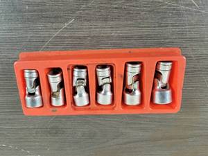 lot 534 image: Snap-on 14 Drive Swivel SAE Sockets - 34 to 12