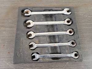 lot 537 image: Snap-on Metric Open EndFlare Nut Wrenches - 14mm to 10mm
