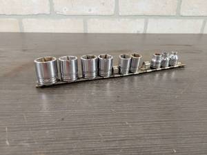 lot 573 image: (9) Snap-on 6-Point 38 Drive Sockets - Sizes up to 78