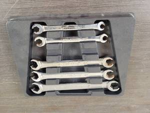 lot 577 image: Snap-on Double End Metric Flare Nut Wrenches - Up to 21mm