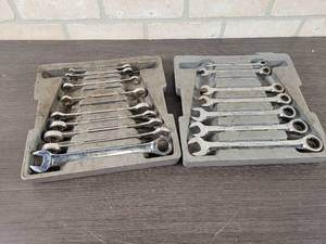lot 578 image: Gearwrench Combination Ratcheting Wrenches - Metric and Standard - Up to 34 and 19mm
