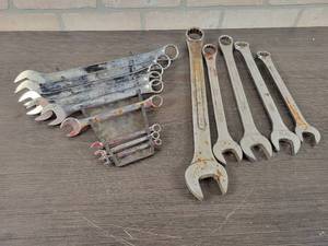 lot 581 image: S-K Combination Wrenches - Sizes up to 1-14