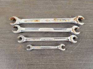 lot 587 image: Snap-on Double End Standard Flare Nut Wrenches - Up to 1116