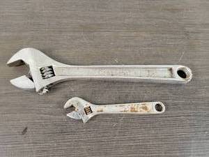 lot 610 image: (2) CRESCENT Adjustable Wrenches - 12 and 6