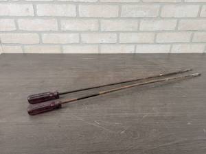 lot 633 image: (2) Old forge Long Screwdrivers - Approx 27-12 Each