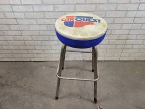 lot 647 image: Carquest Shop Stool - Approx. 30 Tall - NO SHIPPING