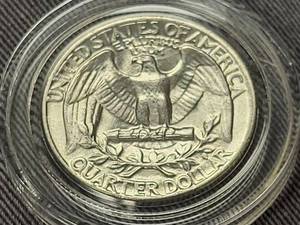 1956 WASHINGTON QUARTER BU IN AIRTITE