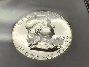 1963 PROOF FRANKLIN HALF DOLLAR PF68 NGC