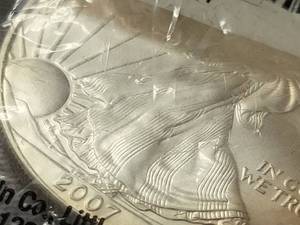 2007 AMERICAN SILVER EAGLE LITTLETON PACKAGED