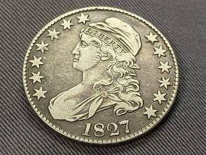 1827 US BUST HALF DOLLAR VF35