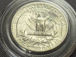 1957-D WASHINGTON QUARTER UNC IN AIRTITE