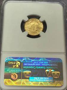2000 US $5 GOLD EAGLE 110th OZ GOLD MS70 NGC