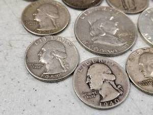 GROUP OF $5 FACE 90% SILVER COINAGE AS PICTURED