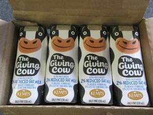 case of 24 kemps the giving cow ult...