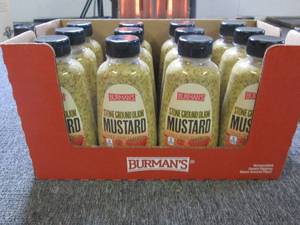 case of 12 burmans stone ground dij...