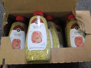 case of 12 stone ground dijon musta...