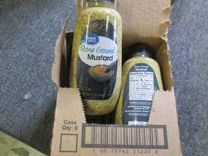 case of 6 stone ground dijon mustar...