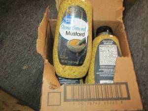 case of 6 stone ground dijon mustar...