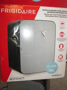 frigidaire retro stainless steel de...
