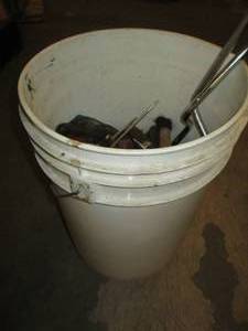 Bucket of screwdrivers and more ...