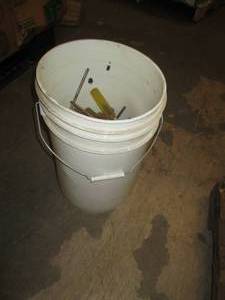Bucket of screwdrivers ...