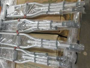 4  sets of 2 new crutches ...