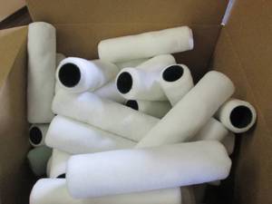 box of 40 paint rollers ...