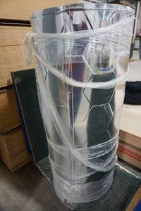 8 Embossed Plastic Wall Covering Backing