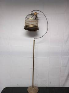 lot 1 image: Hendryx Brass Birdcage