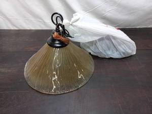 lot 55 image: Handblown Glass Hanging Light